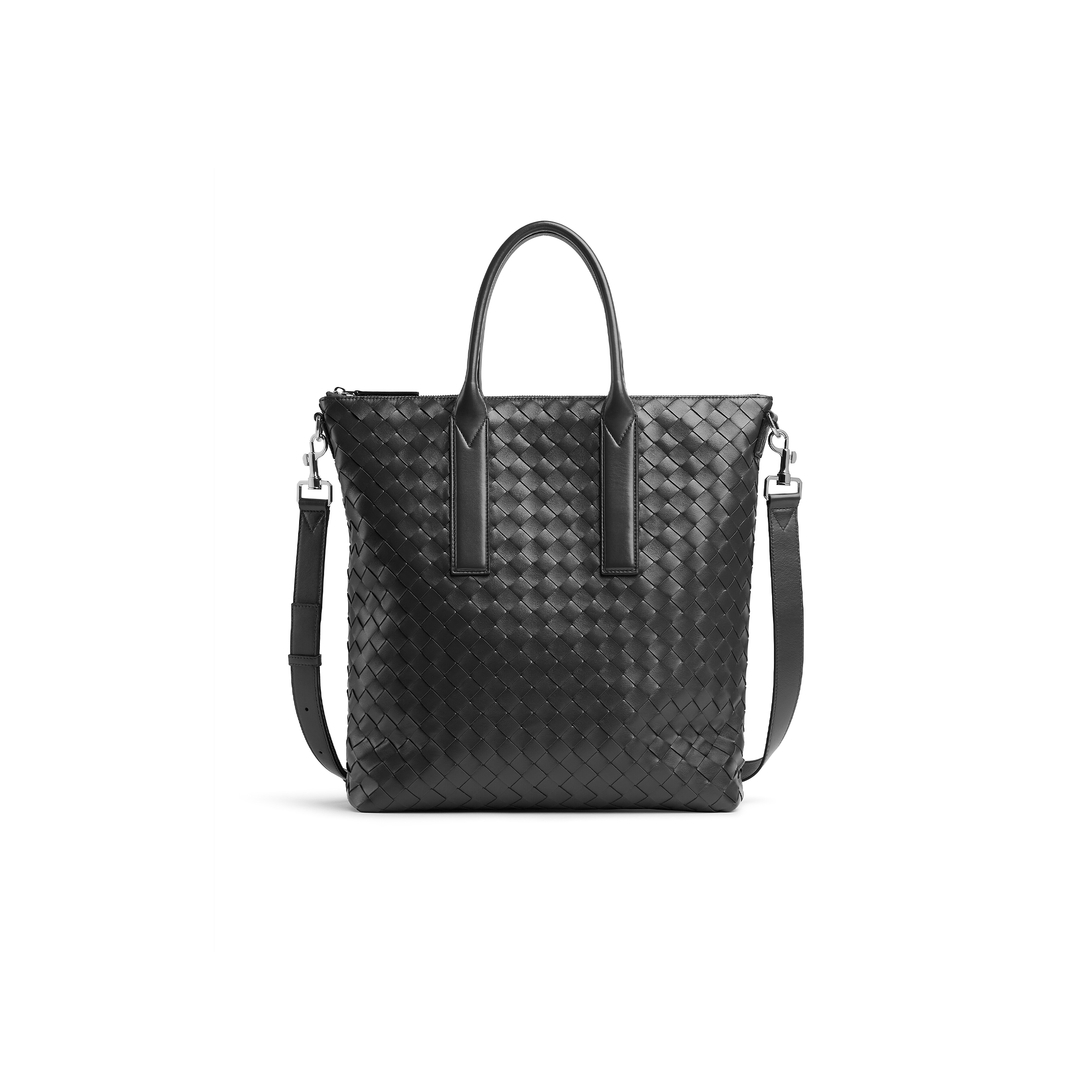 BOTTEGA VENETA INTRECCIATO ZIPPED NORTH-SOUTH TOTE 815783 (39*33.5*8.5cm)